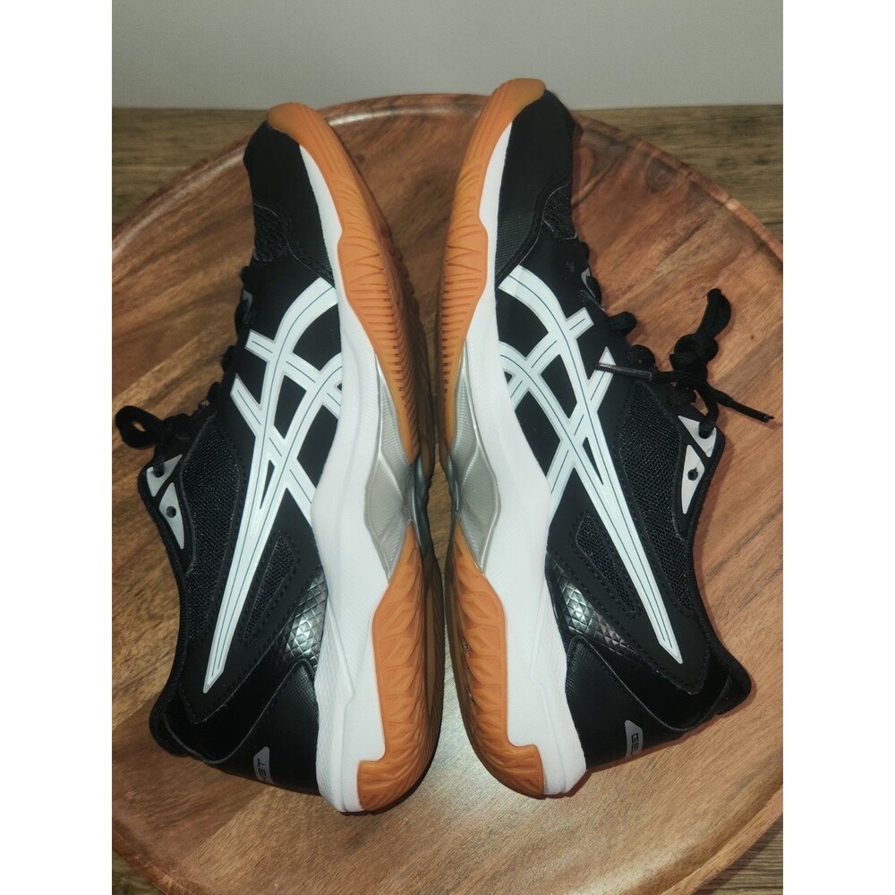 Asics Women's GEL-Rocket 10 black & white court & volleyball shoes. US Size 9.5 - Picture 5 of 16
